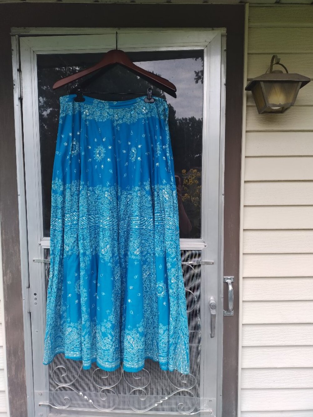 Size S Tall -- 100% cotton MAXI skirt -- Soft Surroundings